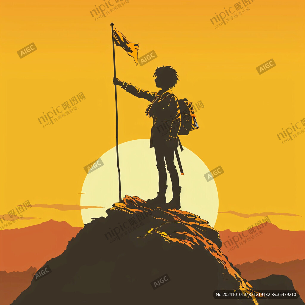 登山探險(xiǎn)登山海報(bào)