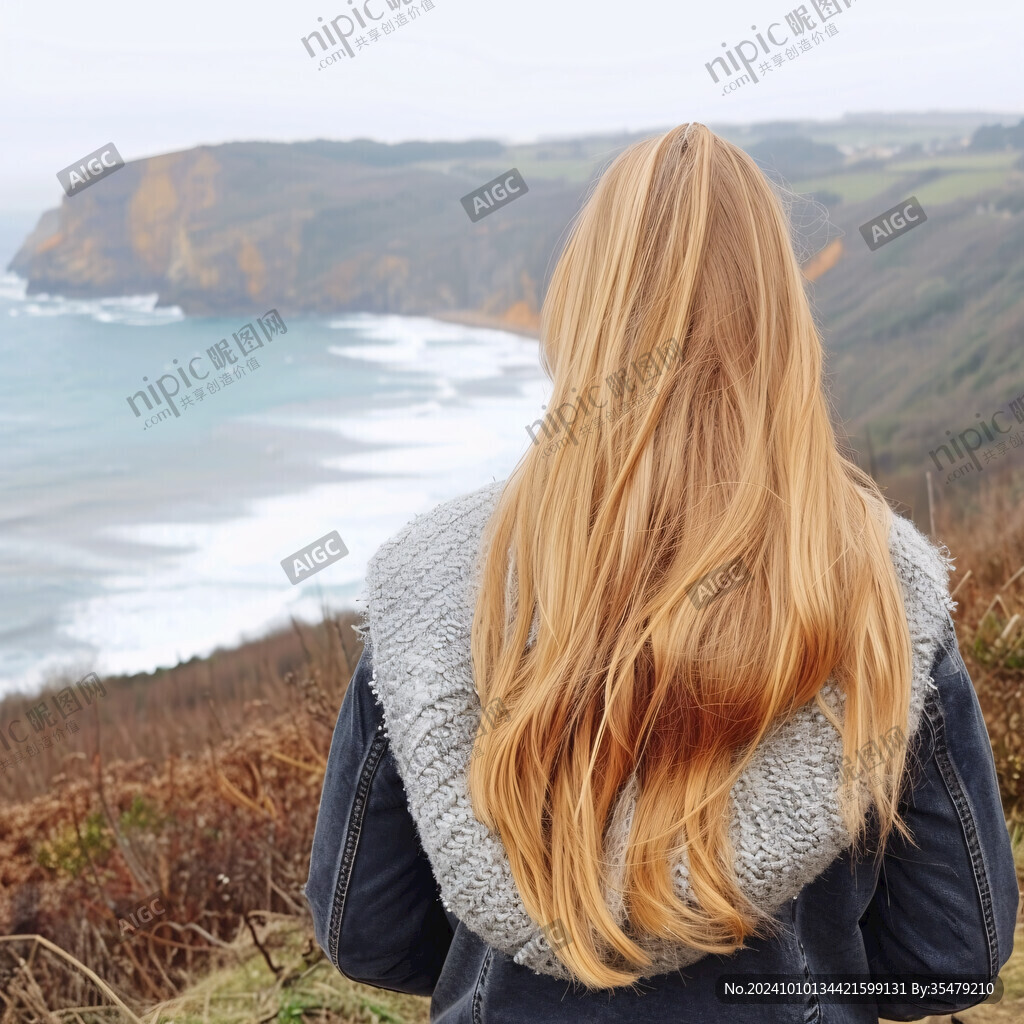 看海的美女