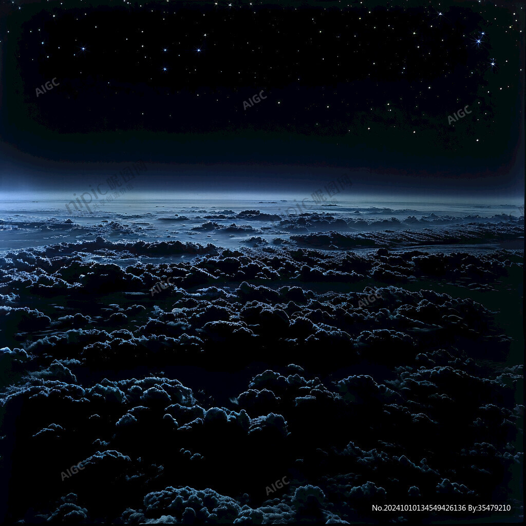 夜空天空裝飾畫