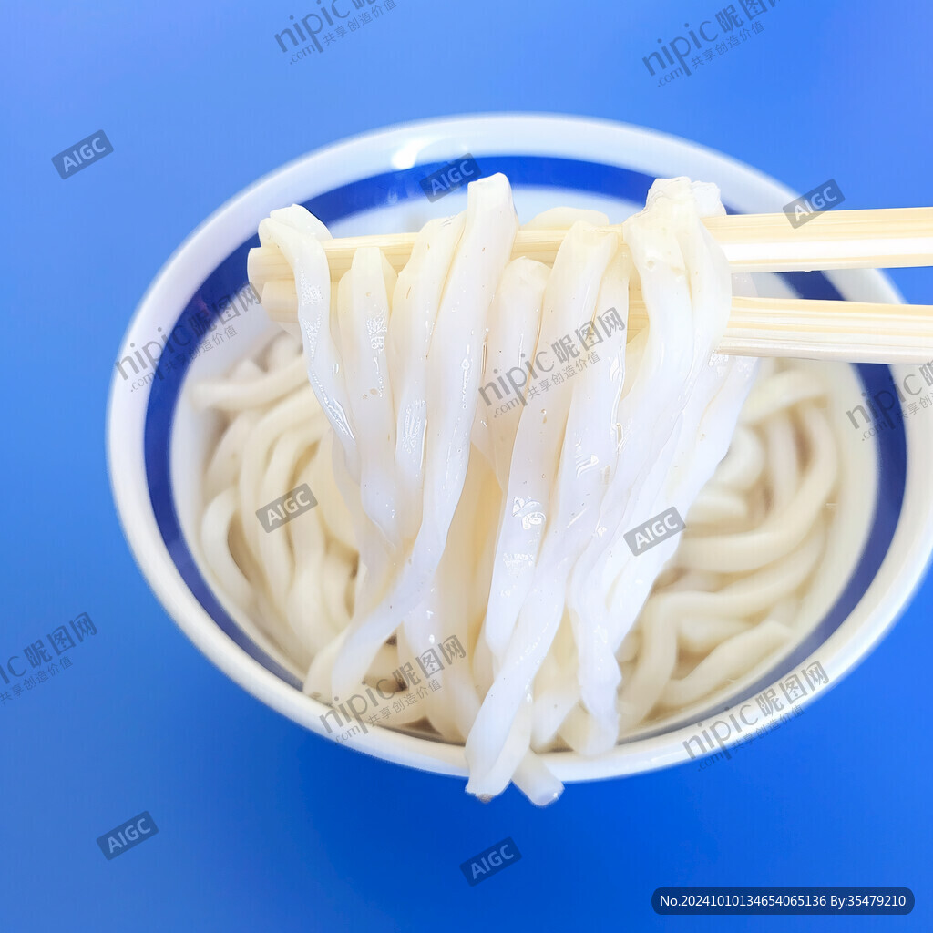 空心掛面插畫