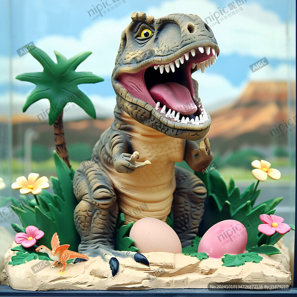 3d地貼恐龍立體畫