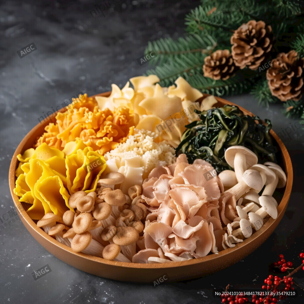 精品菌菇拼盤