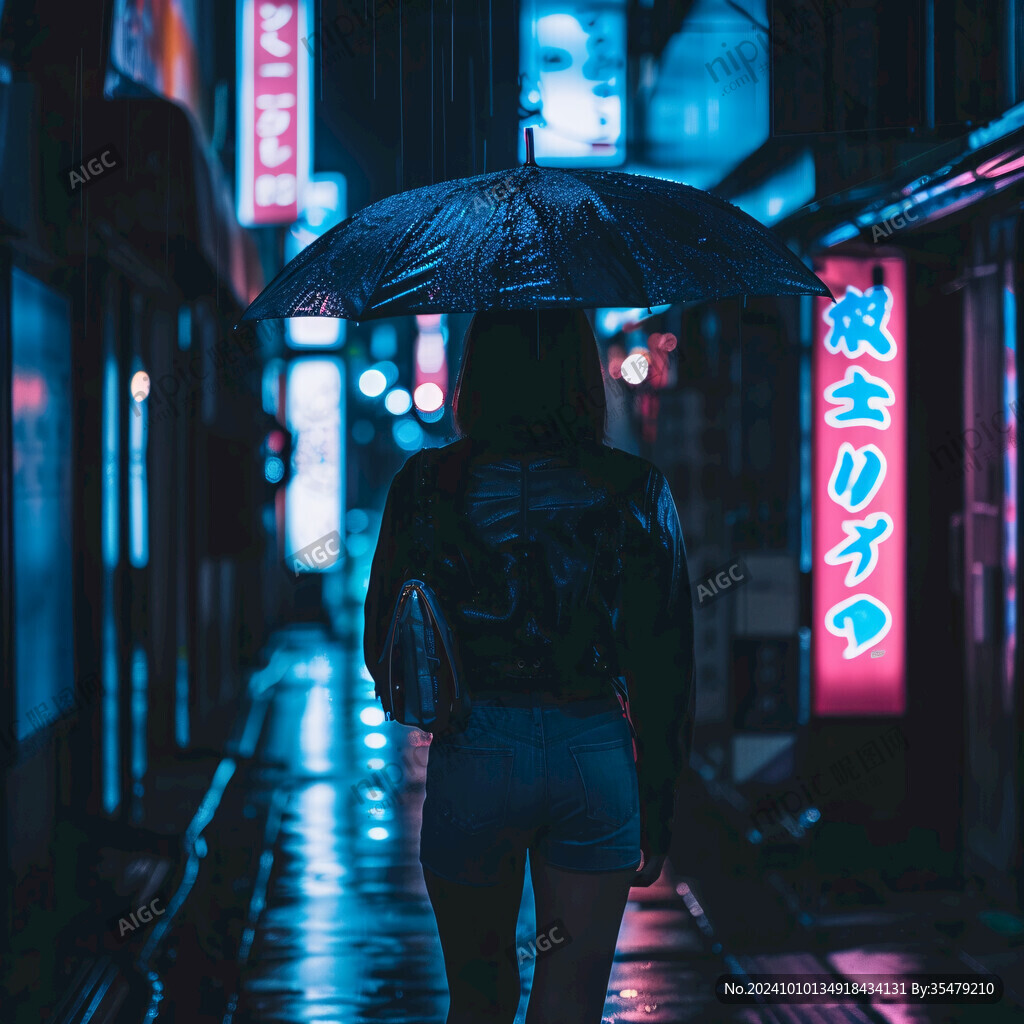 夜景梅雨季