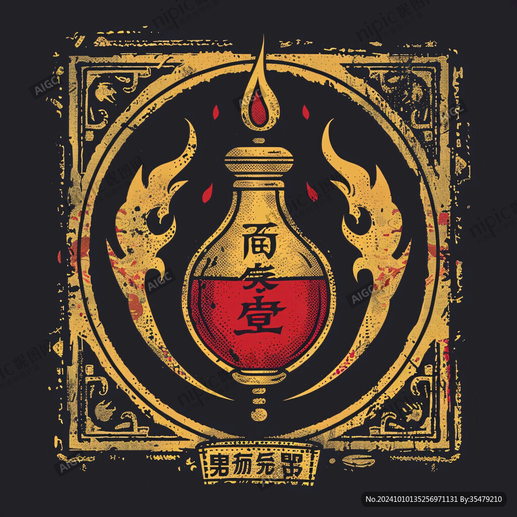 洞藏酒插畫