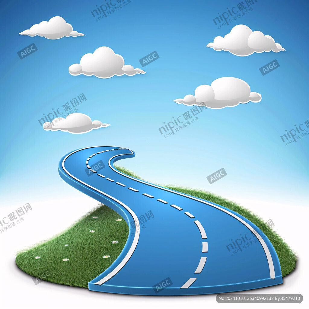 曲折公路蜿蜒公路