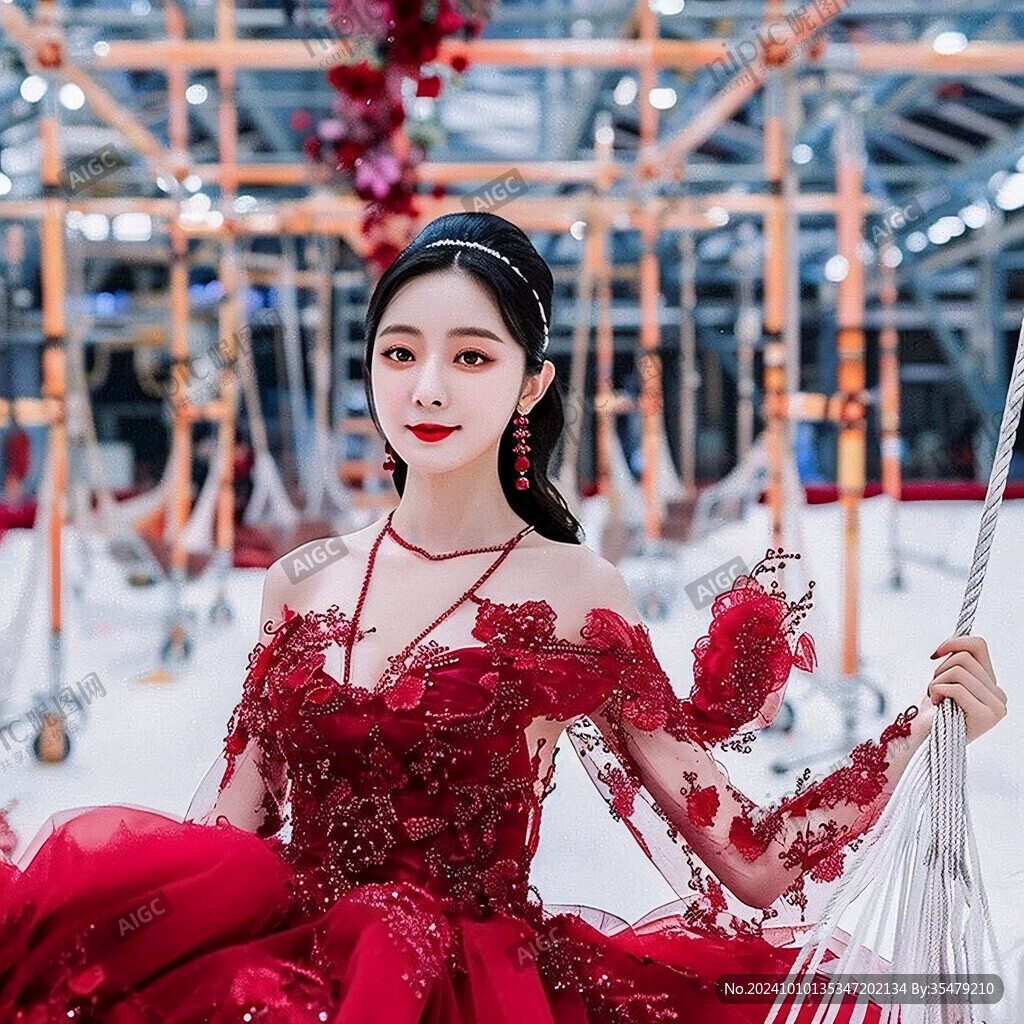 紅色沉浸式婚禮