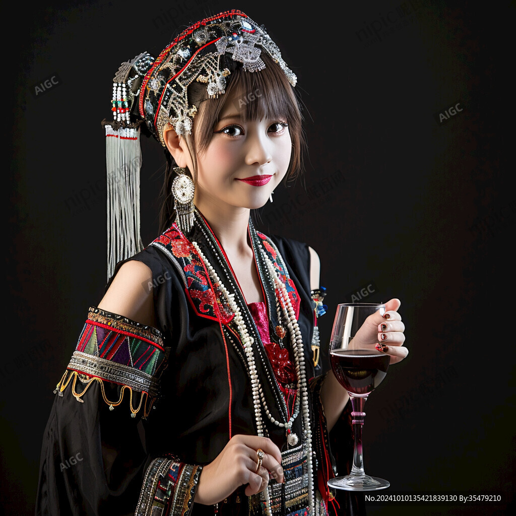 彝族女性人物