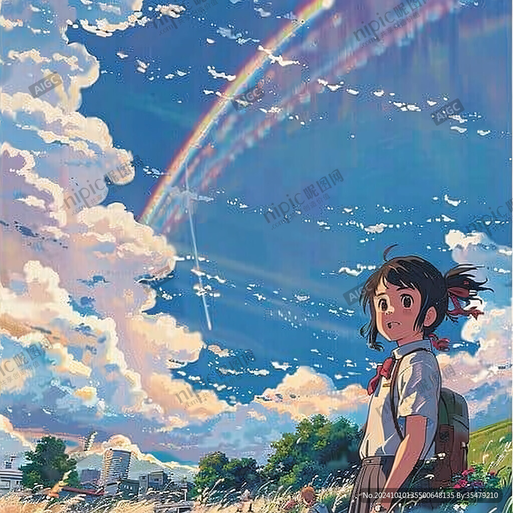 新海誠動漫風裝飾畫
