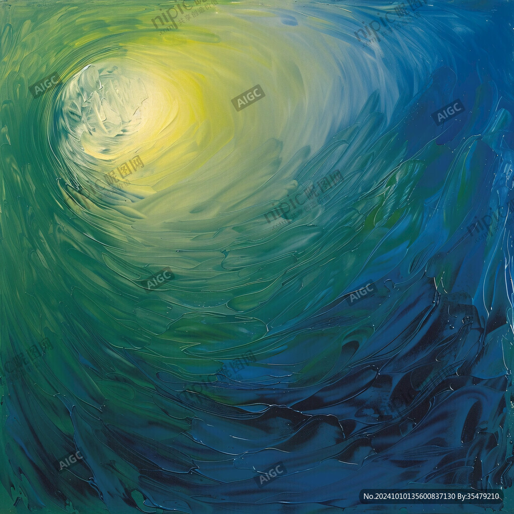 旋渦星空裝飾畫(huà)