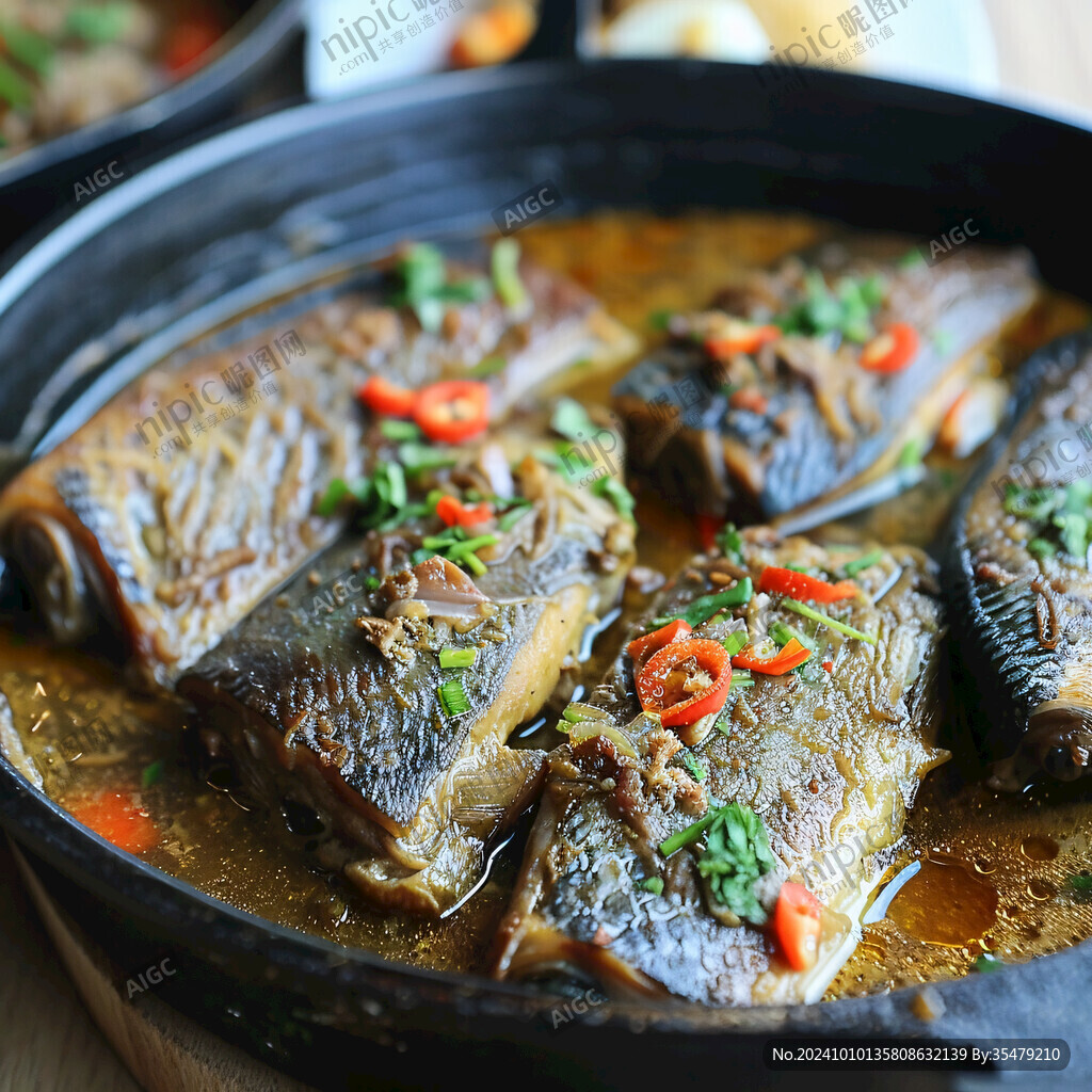 鐵鍋碟魚尾