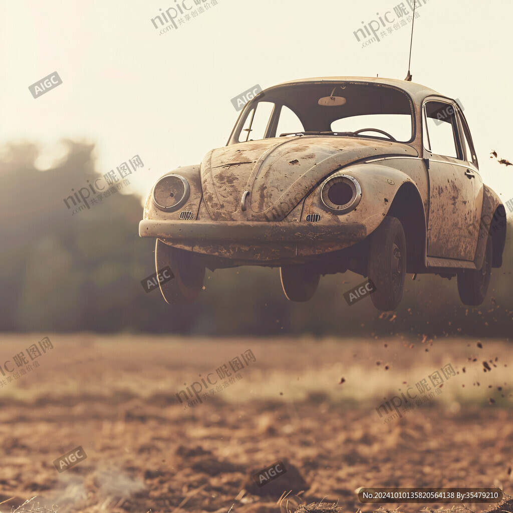 破爛跑車素材