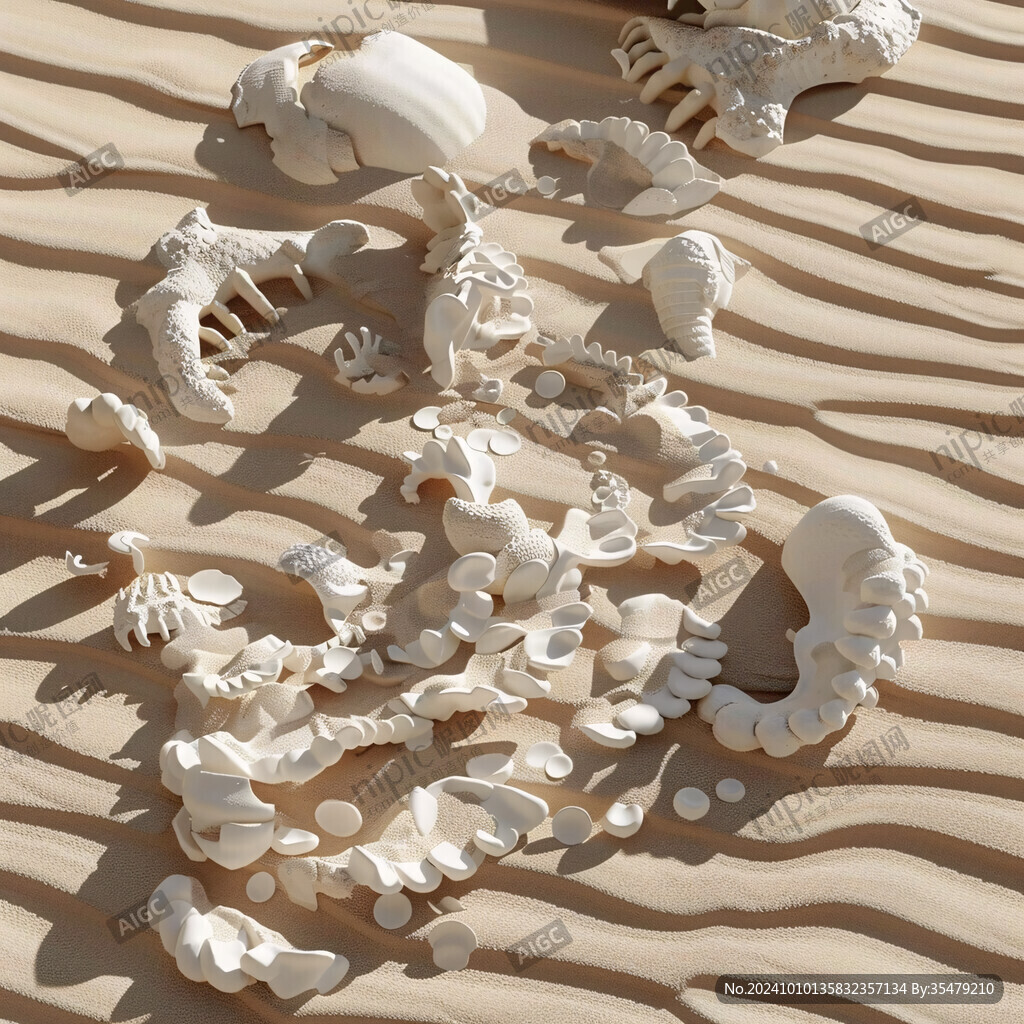 3d浮雕插畫