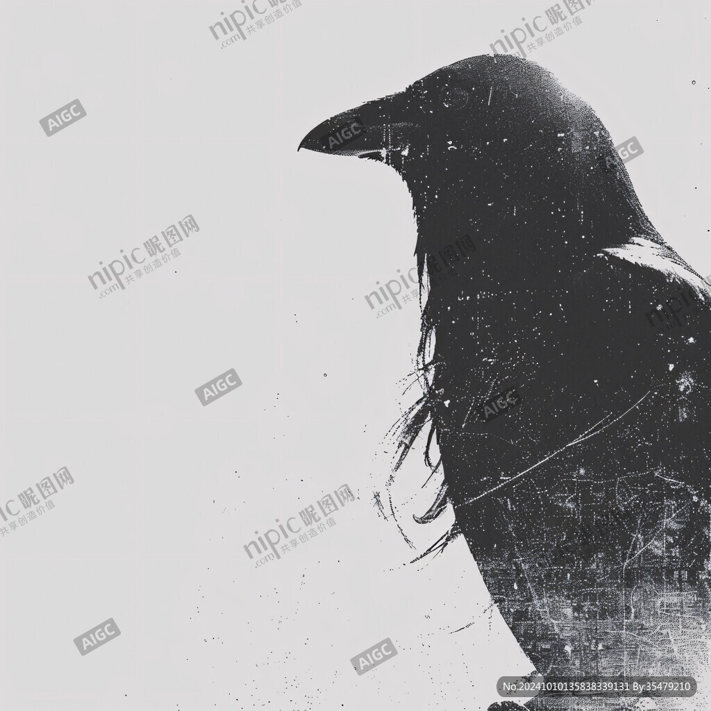 戴帽子的人影