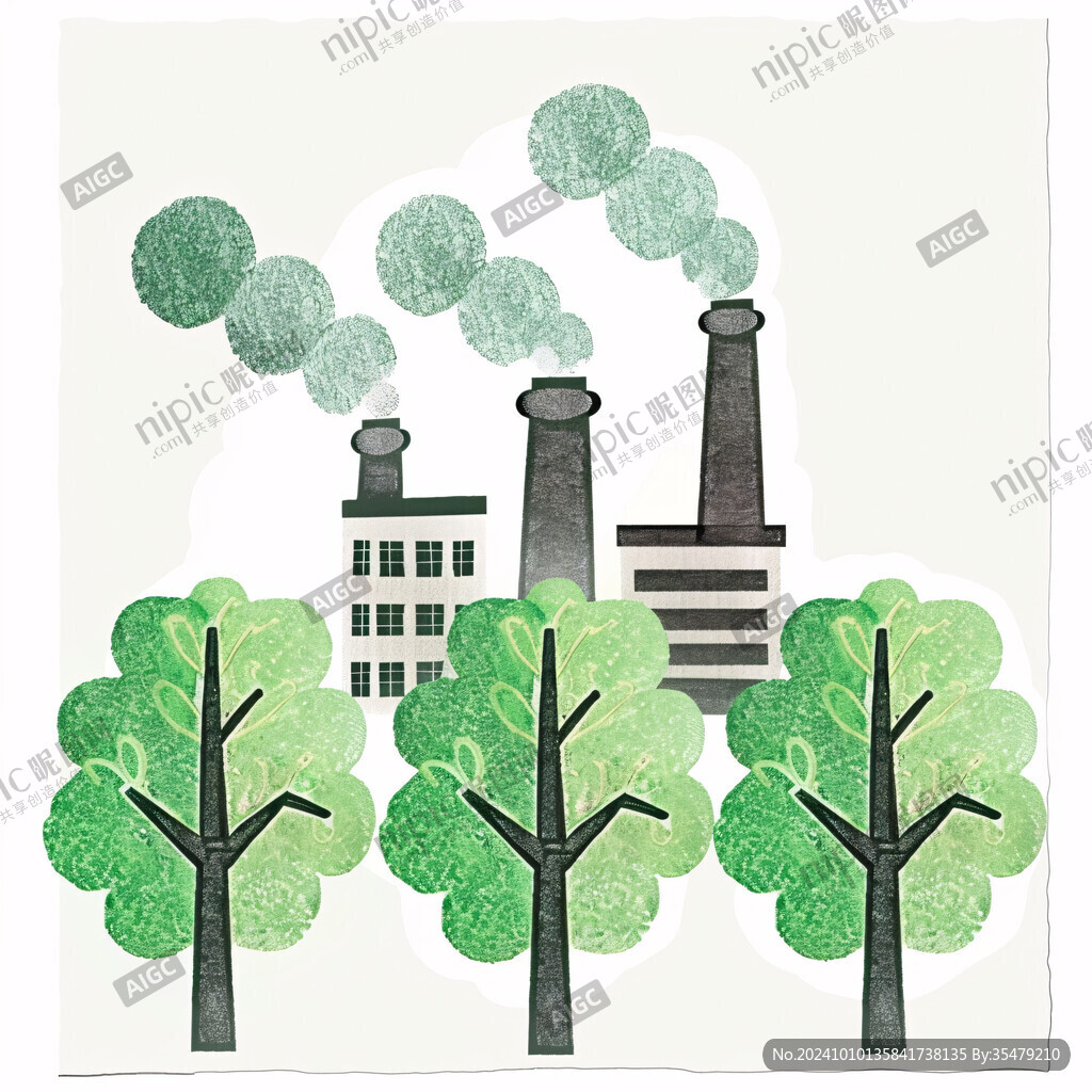 污染環(huán)境插畫