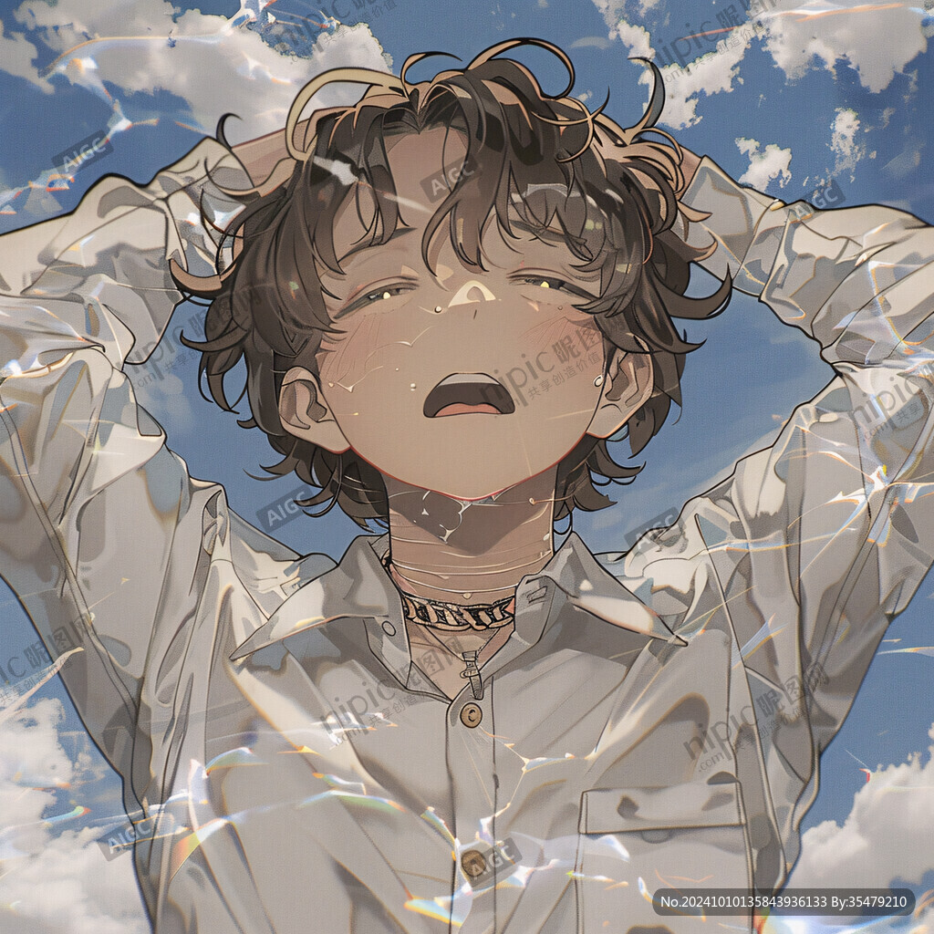 插畫陽光男孩