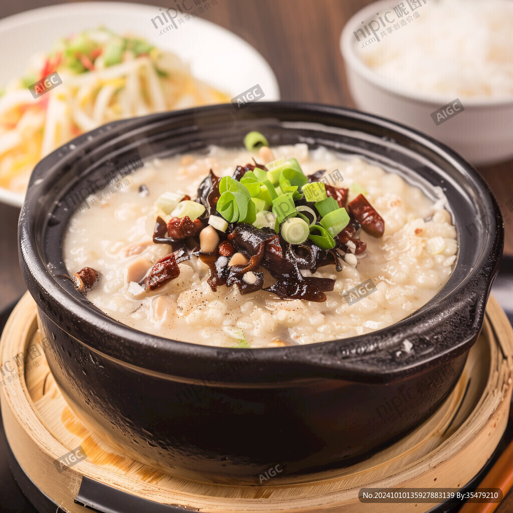 牛肉粥套餐皮蛋瘦肉粥