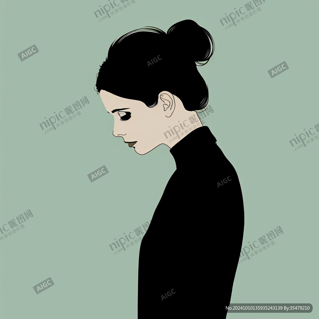 知性女生插畫
