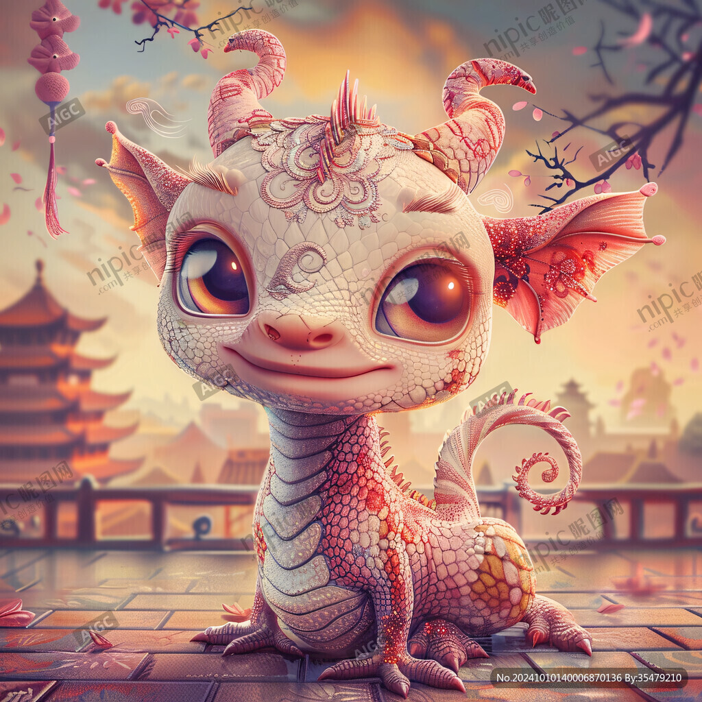 q版龍卡通龍造型