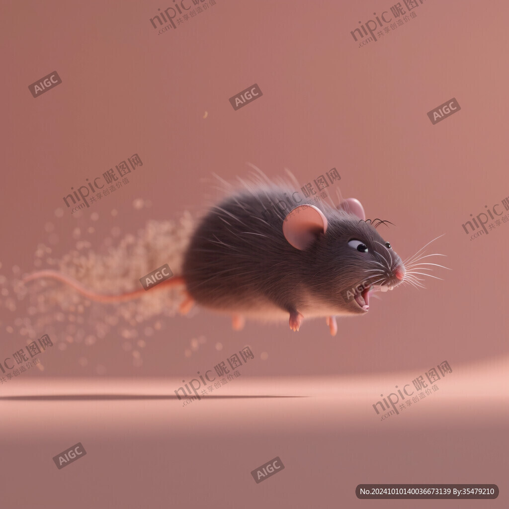 三維立體老鼠