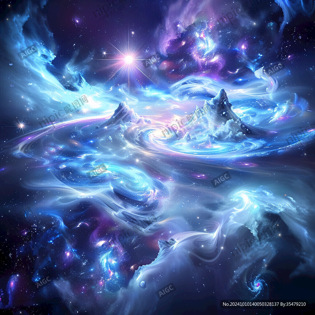空間魔幻背景