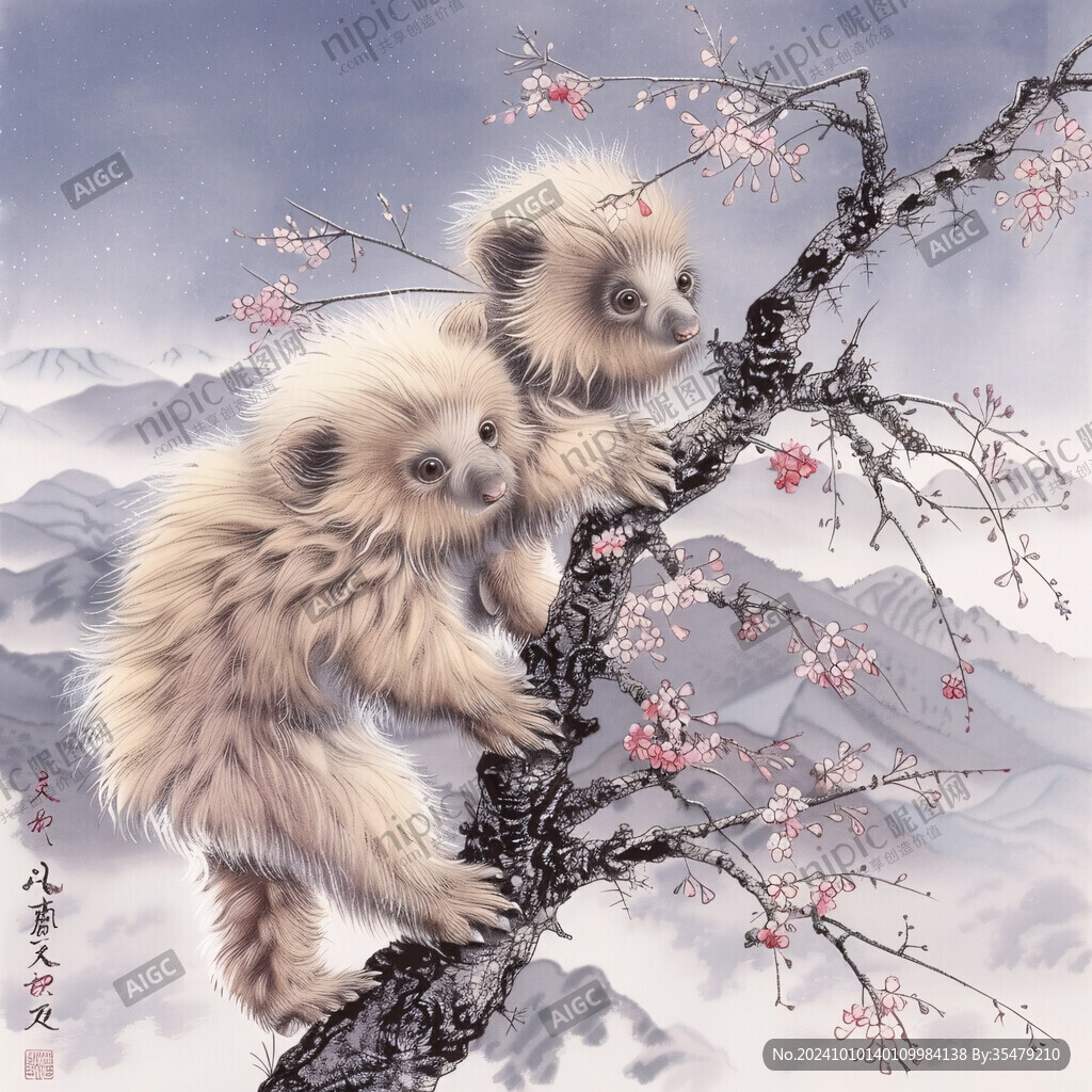 油畫山水花鳥(niǎo)動(dòng)物畫