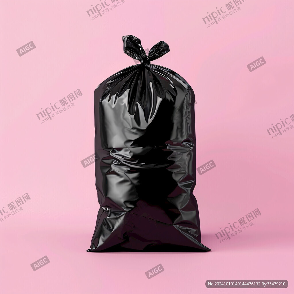 倒著的袋子