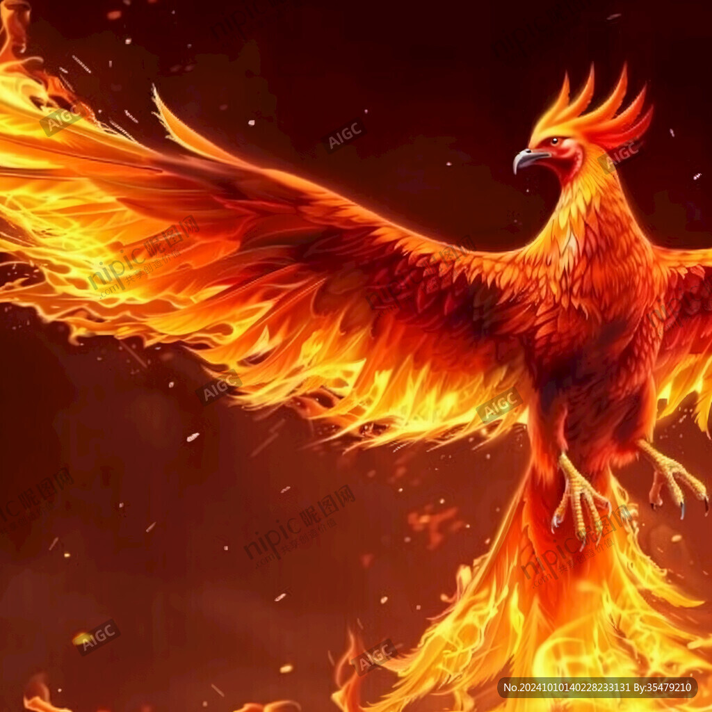 火鳳凰插畫