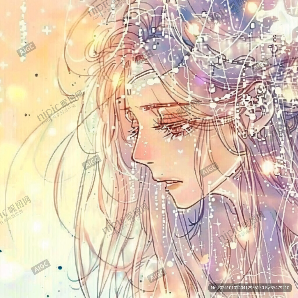 夢(mèng)幻少女插畫(huà)