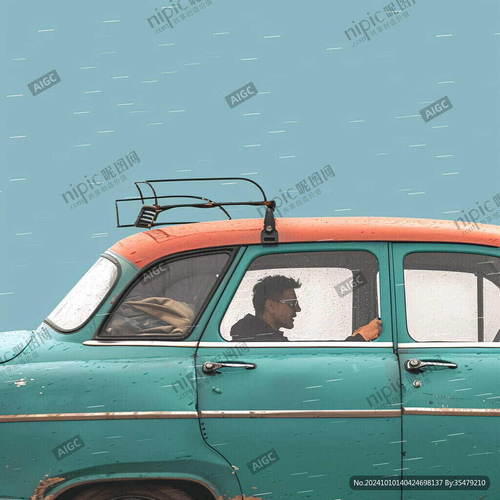 出租車背影