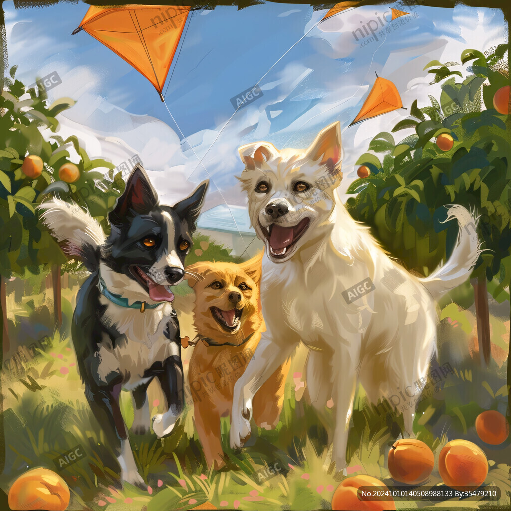 狗狗插畫插圖