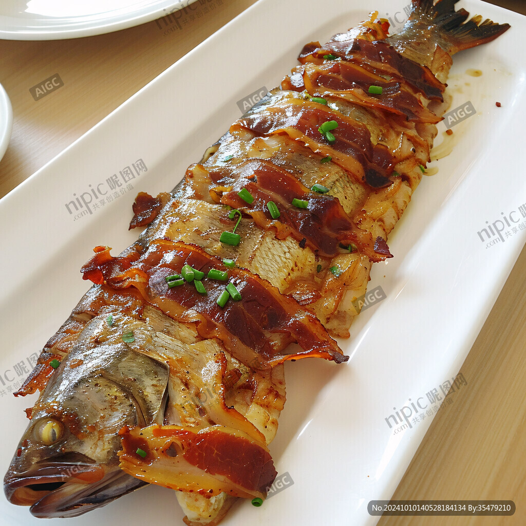 臘味蒸煎花魚
