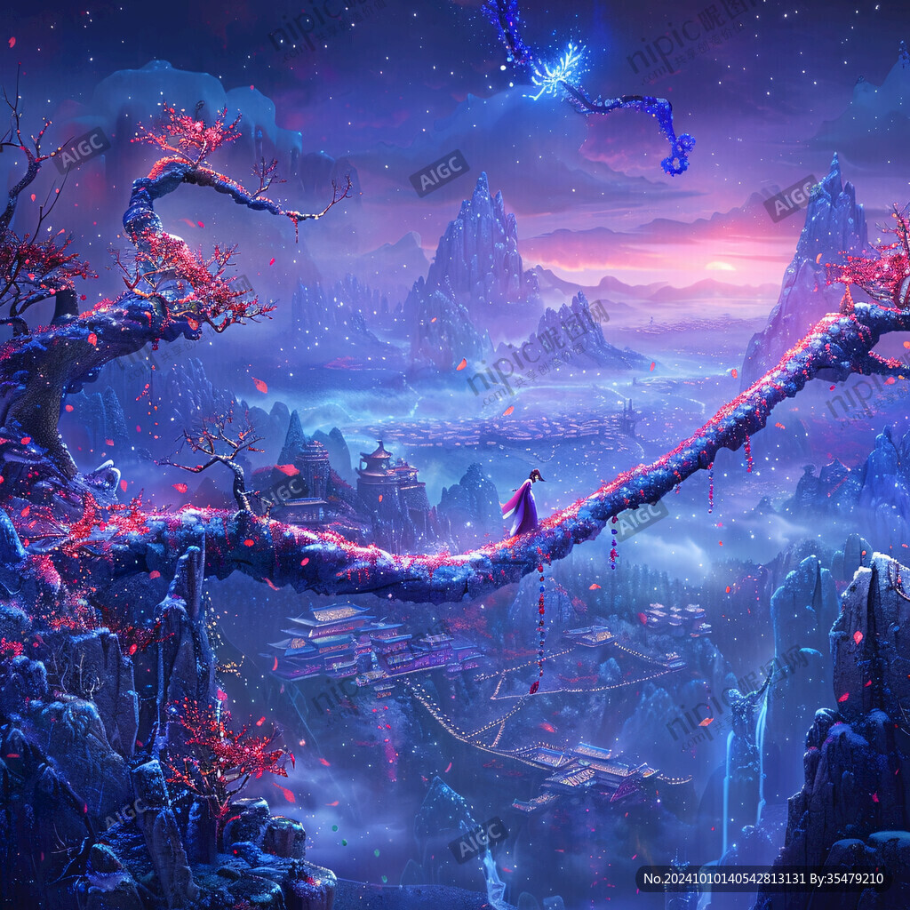 魔幻場景插畫