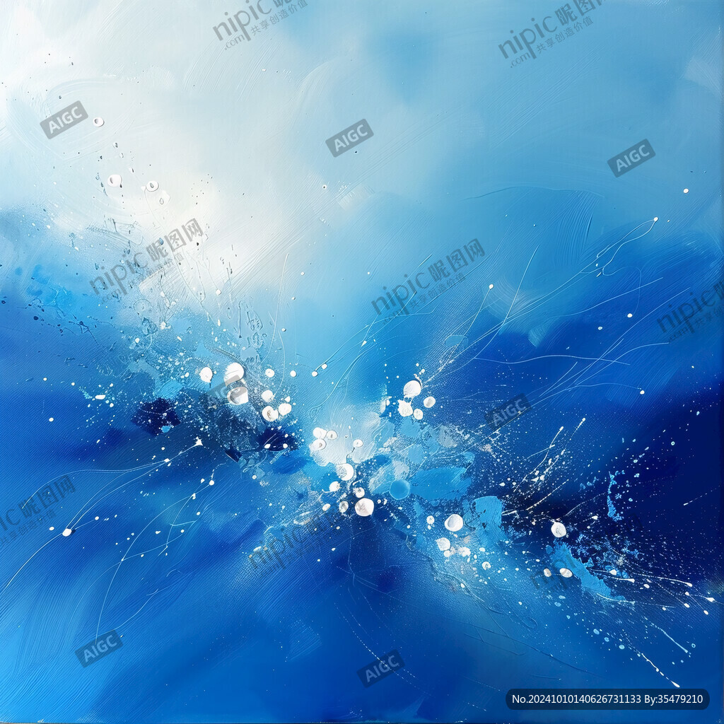 科幻感藍(lán)色流動(dòng)感背景