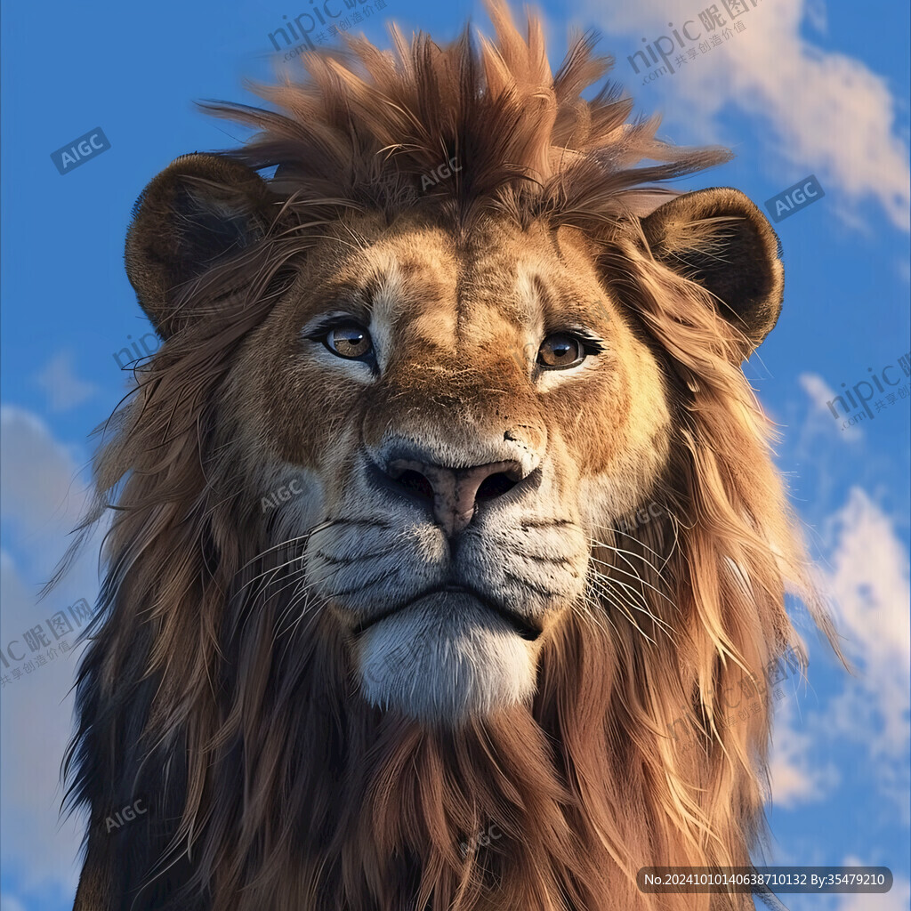 獅頭獅子王動物頭像