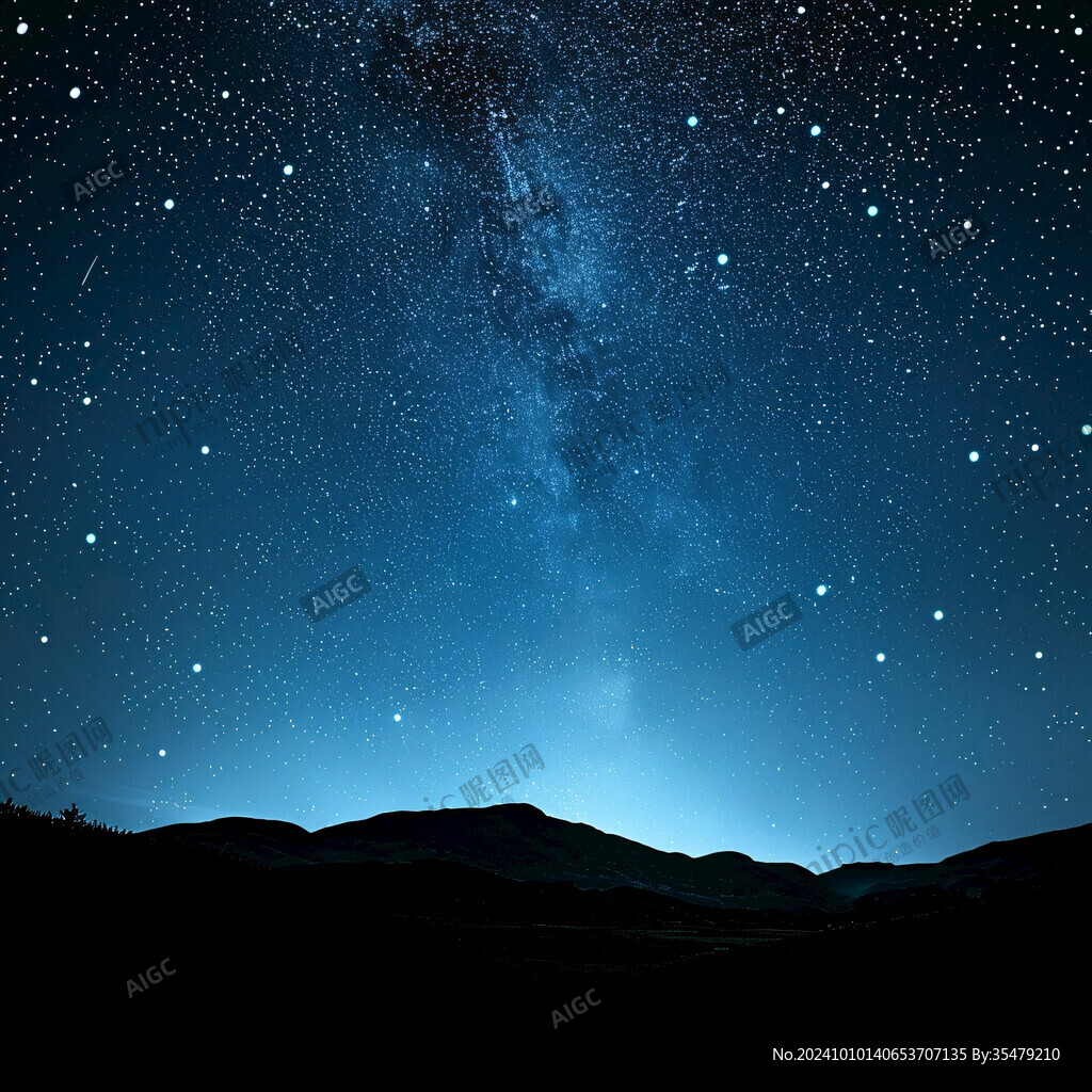 星空電波高山星空