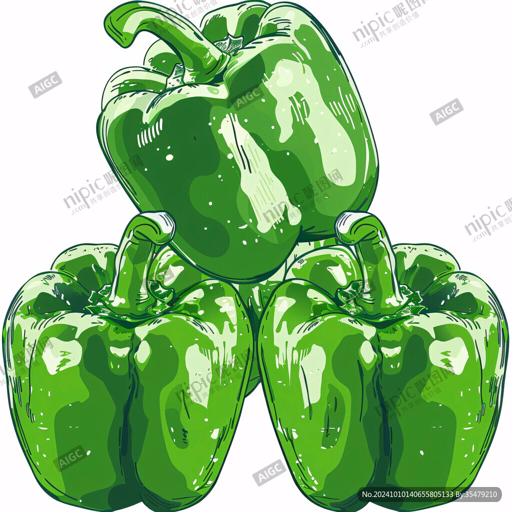 菜椒卡通圖案