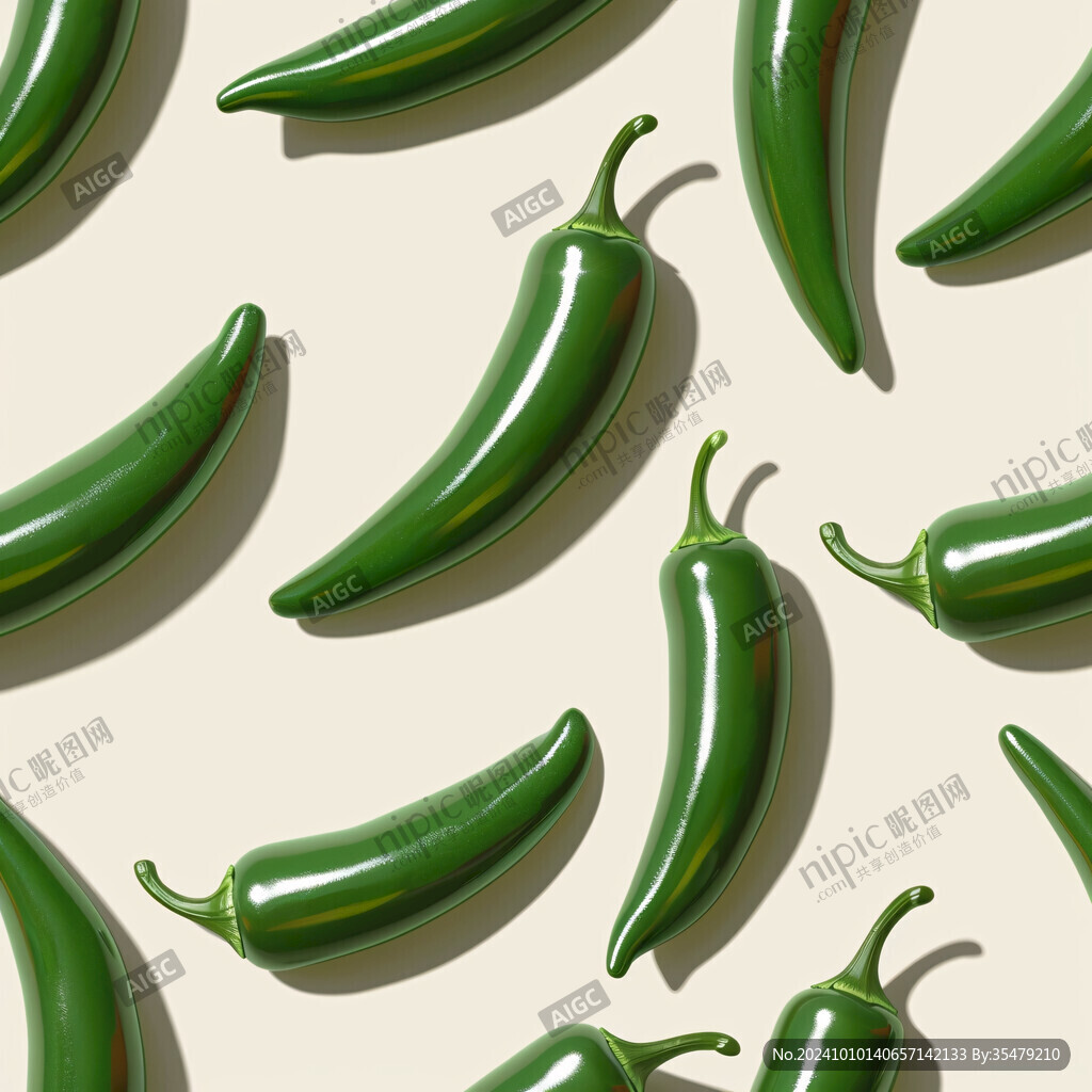 青辣椒插畫
