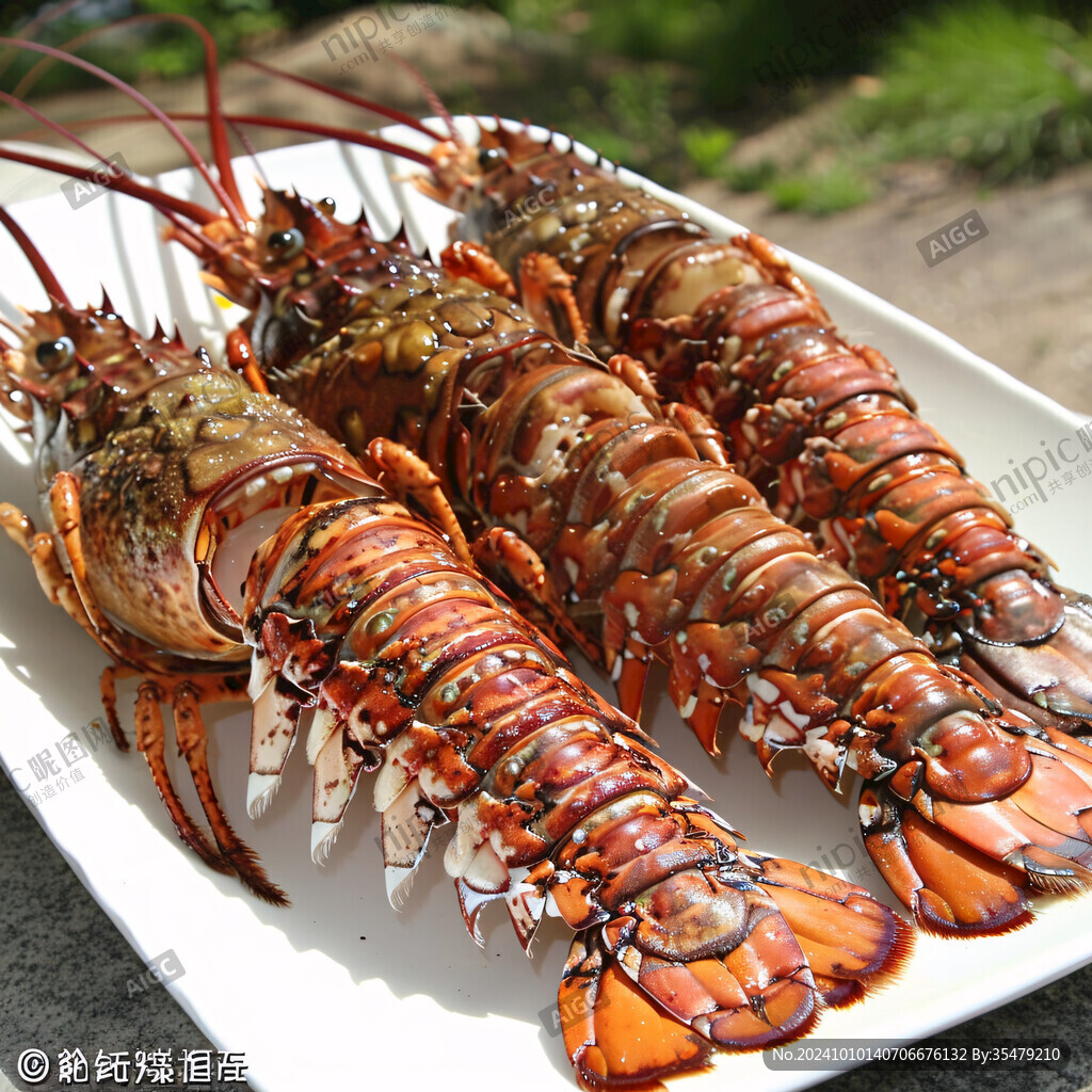 澳式龍蝦素材