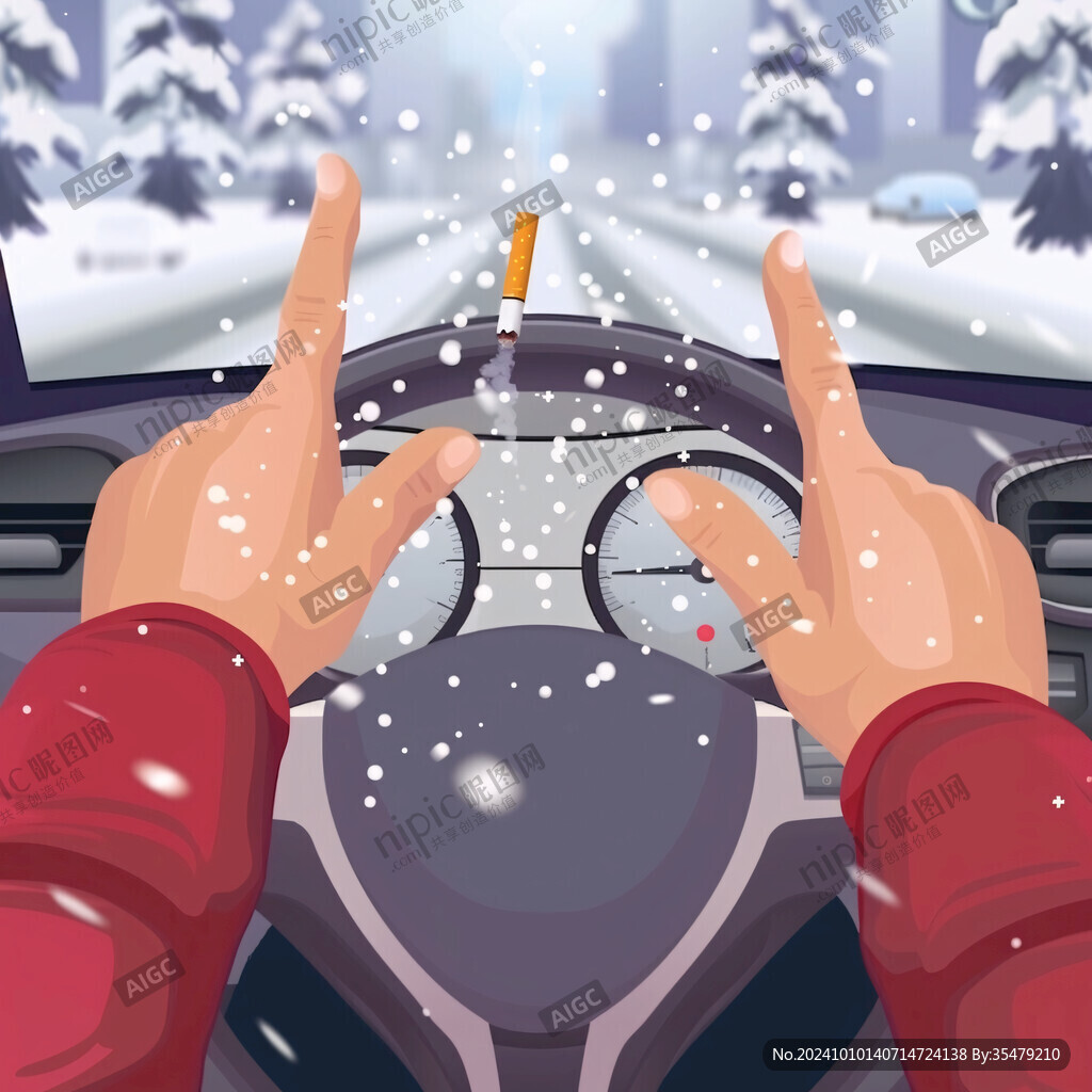 雪天開車