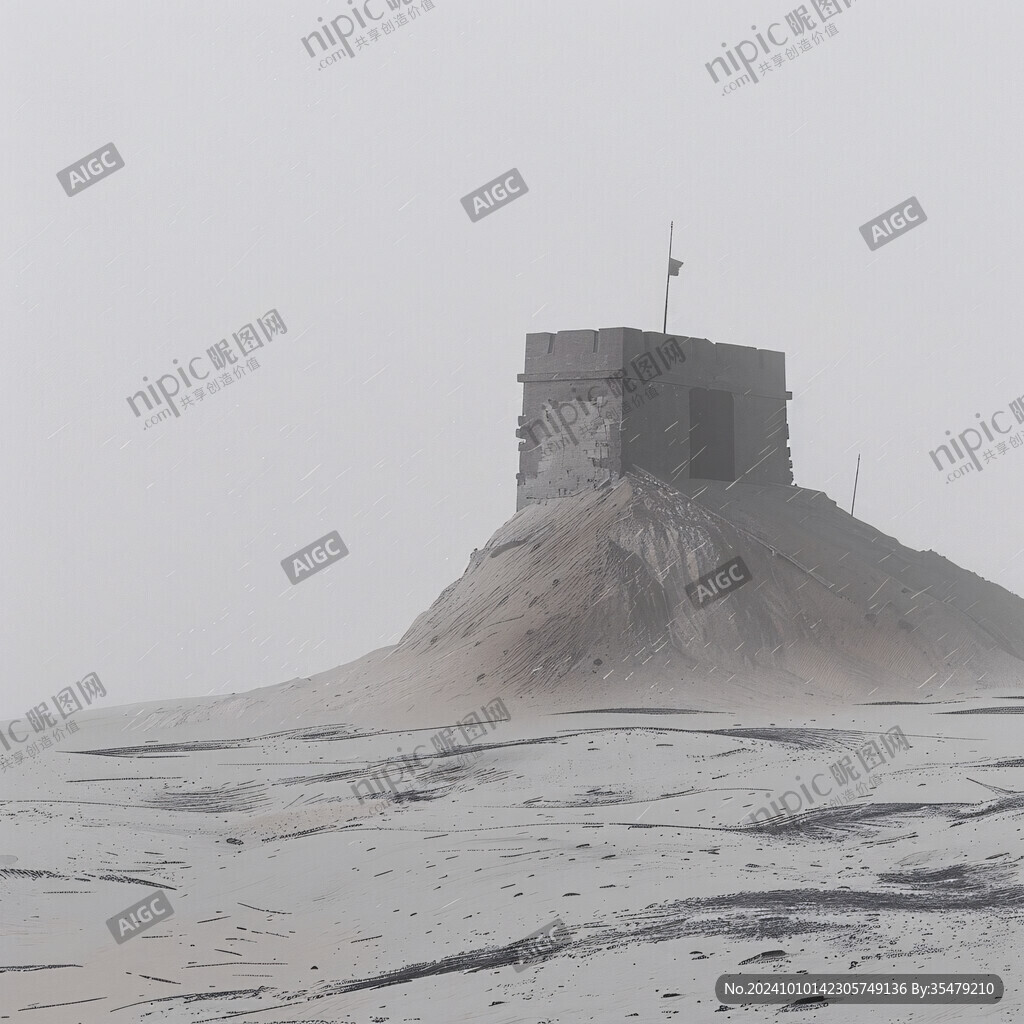 沙塵暴烽火臺(tái)