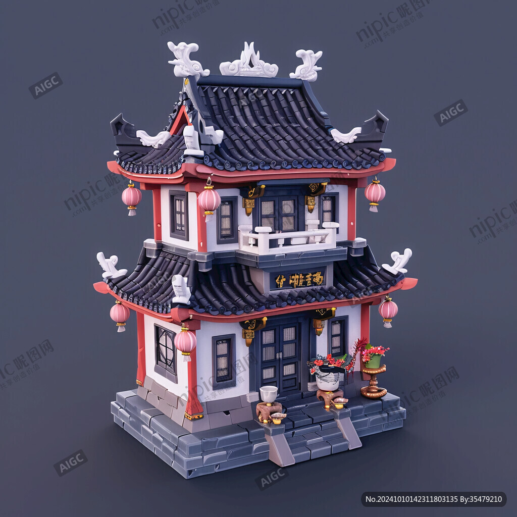 八仙閣素材