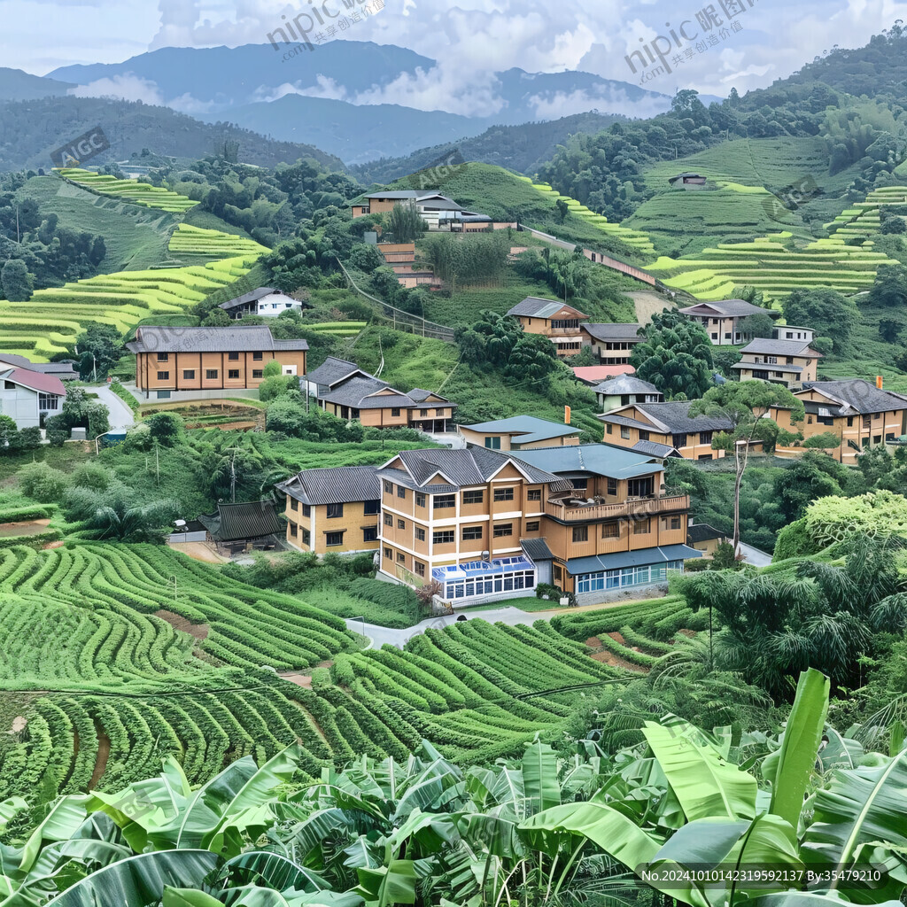 壯鄉(xiāng)村寨圖片素材下載