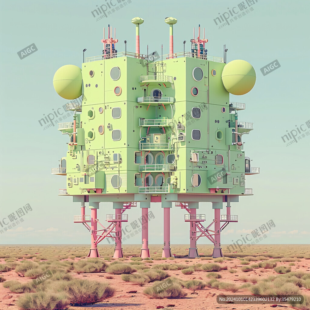宇宙飛船發(fā)射塔