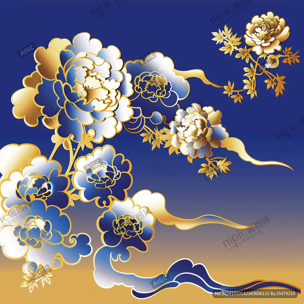 豪華至尊高貴富貴圖案