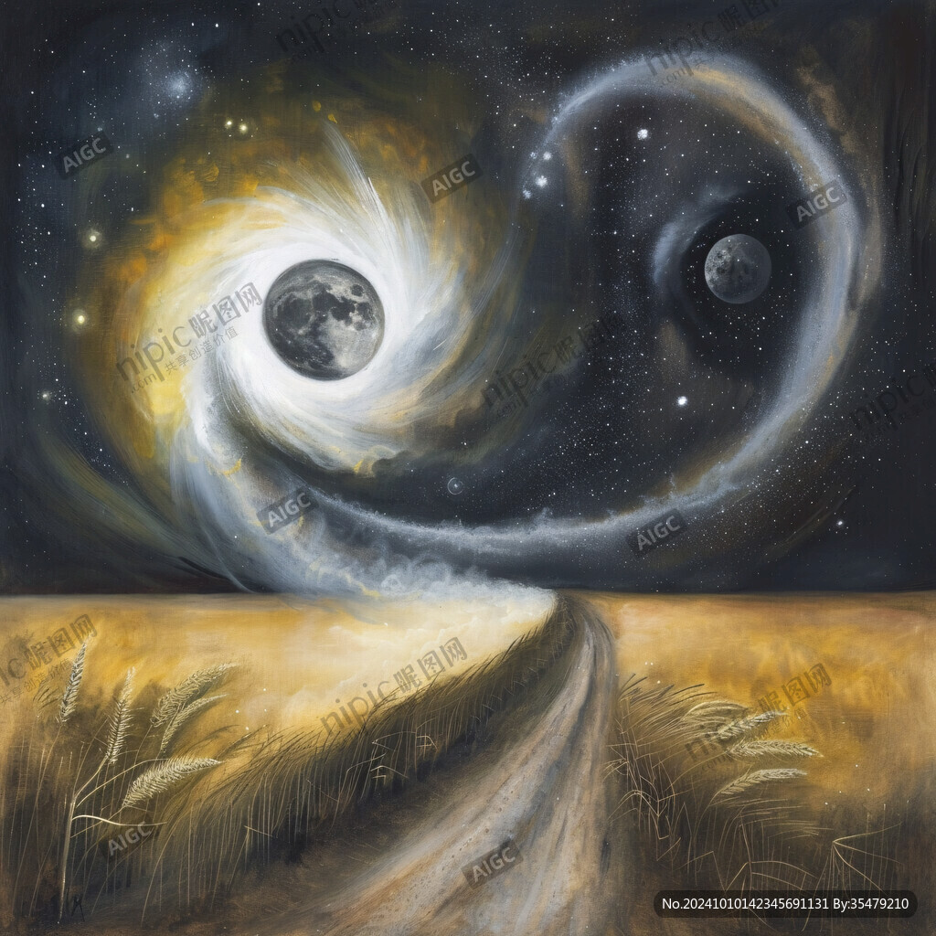 旋渦星空裝飾畫(huà)