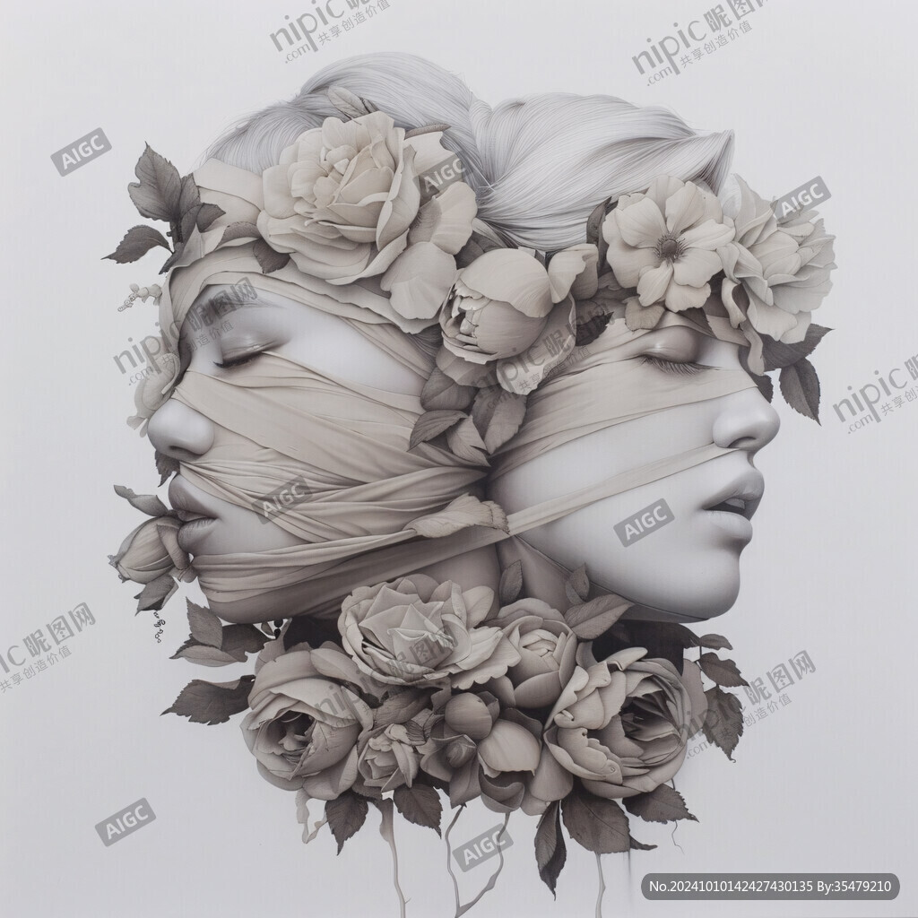 3d浮雕插畫