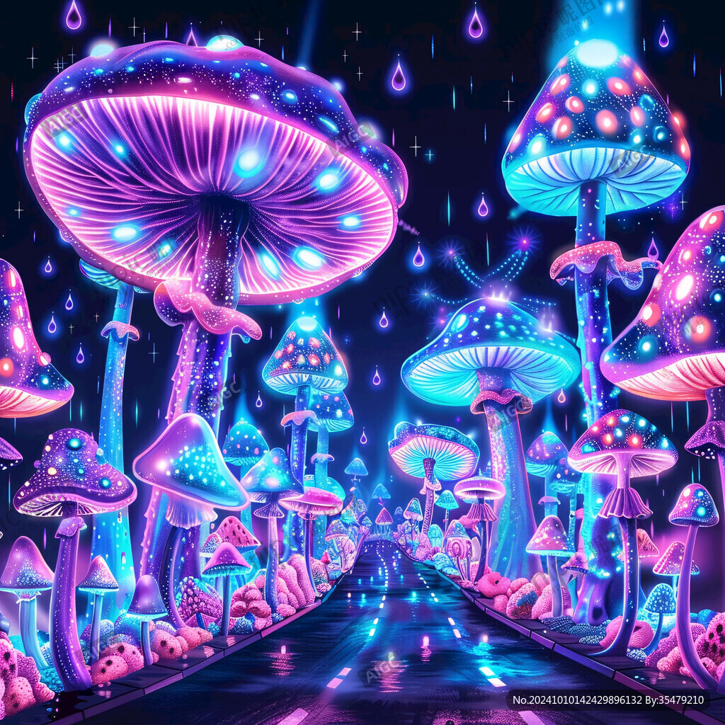 夢幻場景插畫