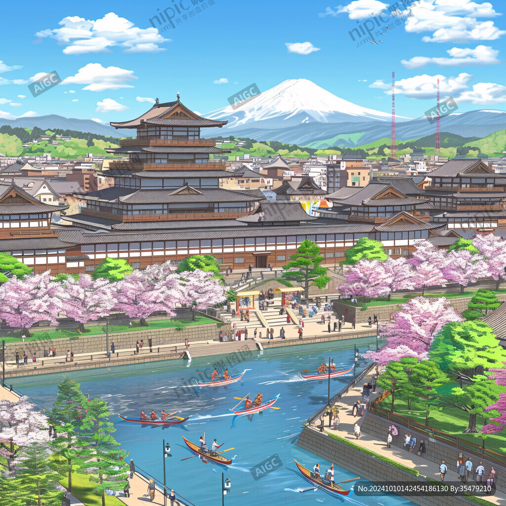 東京插畫宣傳素材背景
