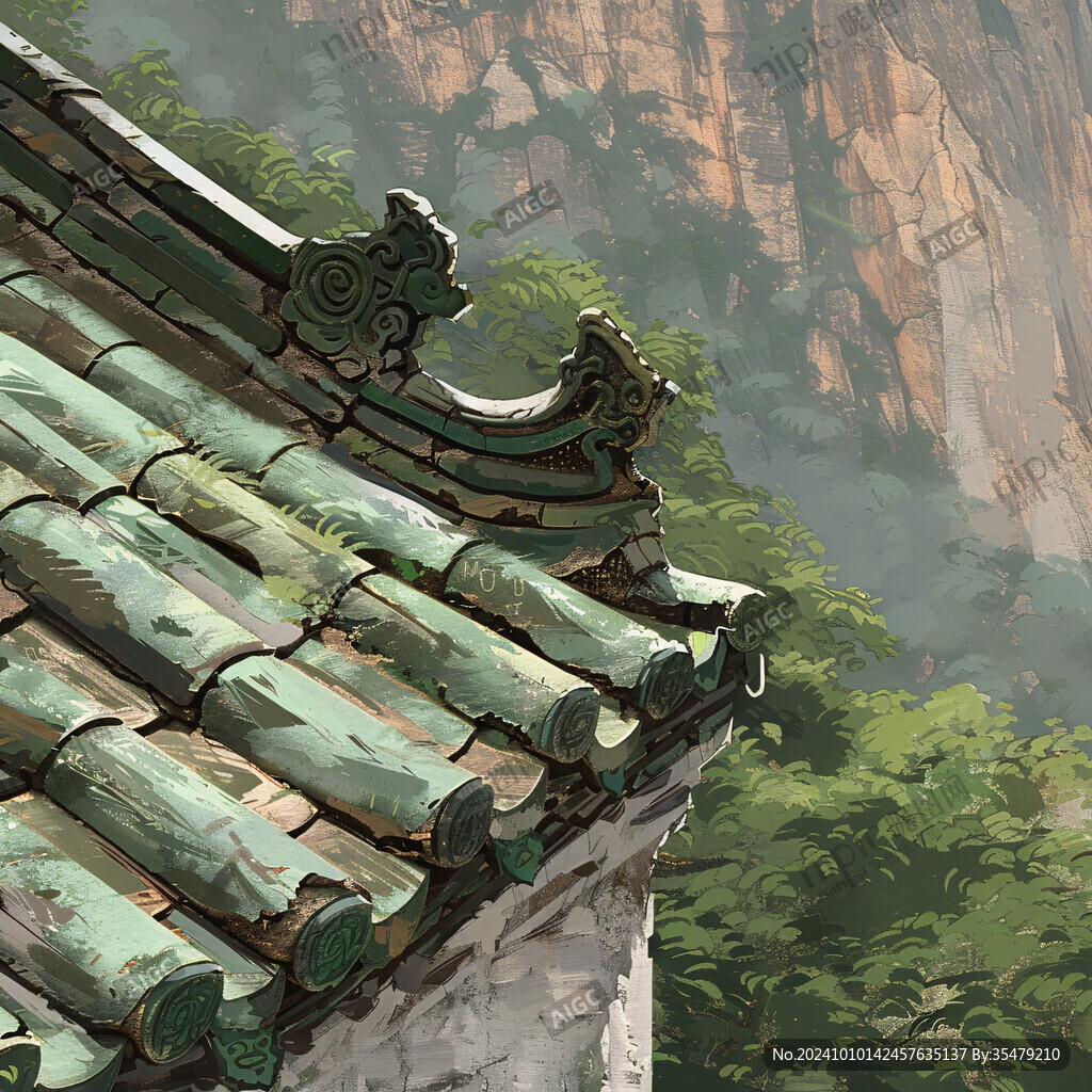 國漫古風(fēng)建筑素材