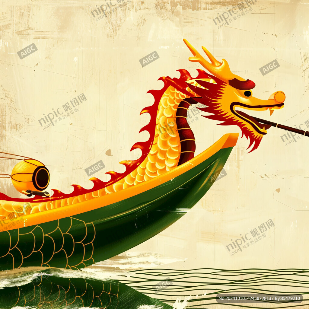 國潮風龍舟